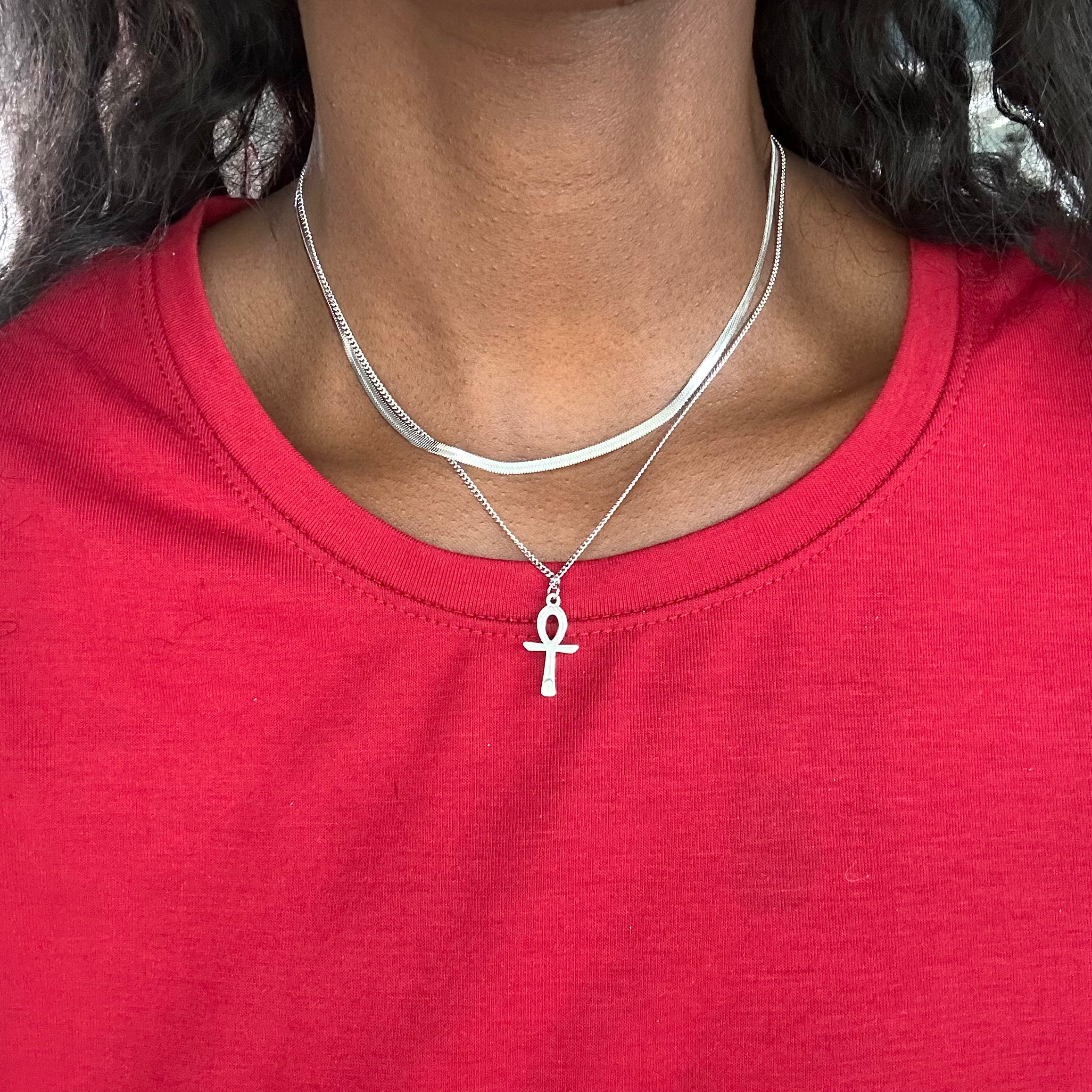 Ankh Layered Necklace